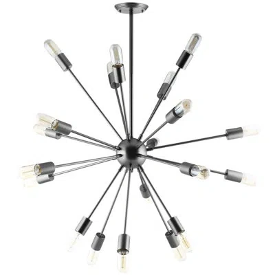 Modway Beam Stainless Steel Chandelier