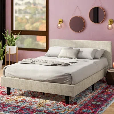 Modway Bed Frame In Beige