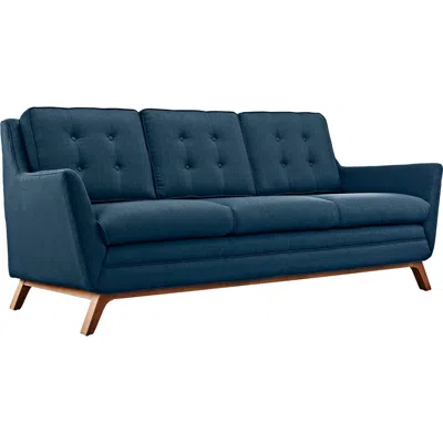 Modway Beguile Azure 83 1/2" Wide Fabric Tufted Sofa