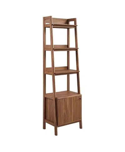 Modway Bixby 21 Bookshelf In Brown