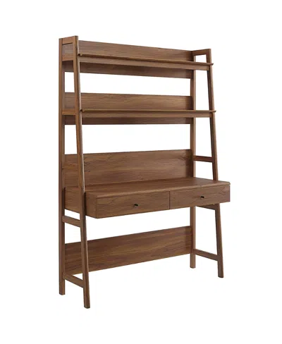 Modway Bixby Office Desk In Brown