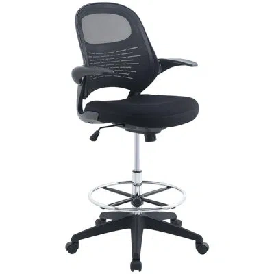 Modway Black Advance Drafting Chair