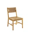 Modway Bodie Wood Dining Chair In Brown