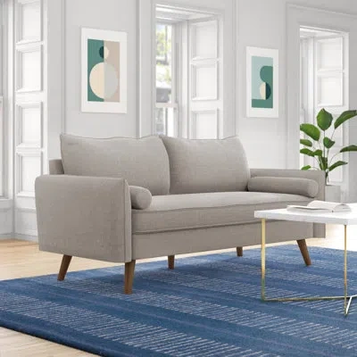 Modway Bonanno Living Room Set In Beige Polyester Blend