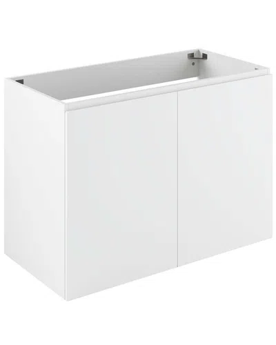 Modway Bryn 36 Wall-mount Bathroom Vanity In White
