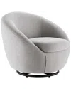 Modway Buttercup Fabric Swivel Chair