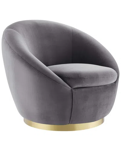 Modway Buttercup Performance Velvet Swivel Chair