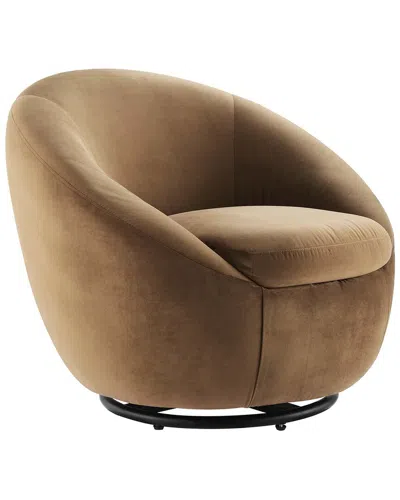 Modway Buttercup Performance Velvet Swivel Chair