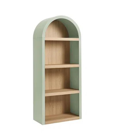 Modway Caleb 4 Arched Display Shelf Bookcase In Multi