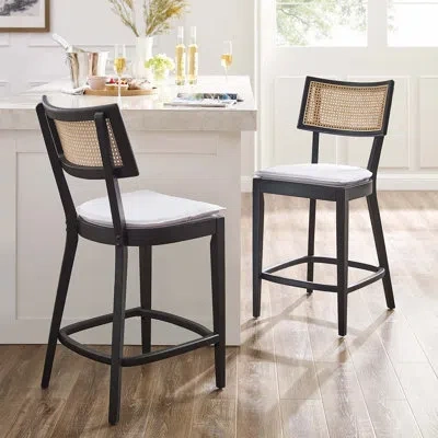 Modway Caledonia 26.8 Counter Stool In White