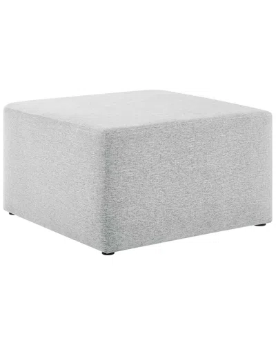 Modway Callum Large 28 Square Woven Heathered Fab In Grey