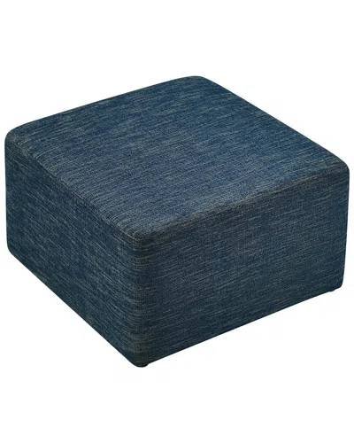 Modway Callum Large 28in Square Woven Heathered Fab In Blue