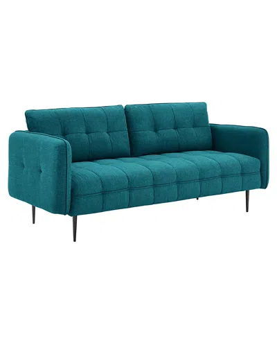 Modway Cameron Tufted Fabric Sofa In Green