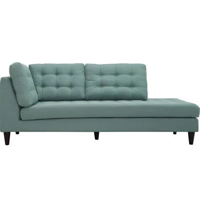 Modway Carson Carrington Humlebaek Upholstered Fabric Chaise In Laguna