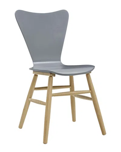 Modway Cascade Wood Dining Chair In Multi