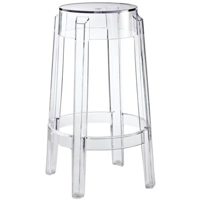 Modway Casper 26 1/2" Clear Counter Stool
