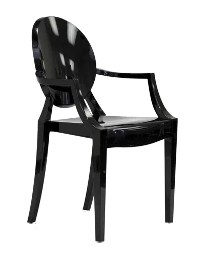 Modway Casper Dining Armchairs Acrylic Set In Black