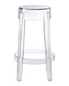 Modway Casper Transparent Counter Stool In Multi