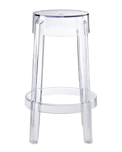 Modway Casper Transparent Counter Stool In Multi