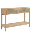 Modway Chaucer Wood Entryway Console Table In Brown