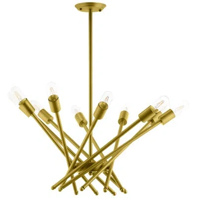 Modway Cherish Brass Metal Pendant Light In Brass;brass