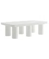 Modway Cleo 54" Rectangular Coffee Table In White