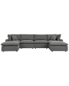 MODWAY MODWAY COMMIX 6-PIECE OUTDOOR PATIO SECTIONAL SOFA