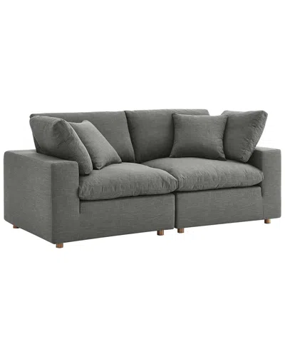 MODWAY MODWAY COMMIX DOWN-FILLED OVERSTUFFED 2PC SECTIONAL SET