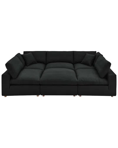 MODWAY MODWAY COMMIX DOWN FILLED OVERSTUFFED 6PC SECTIONAL SOFA