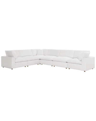 MODWAY MODWAY COMMIX DOWN FILLED OVERSTUFFED 6PC SECTIONAL SOFA SET