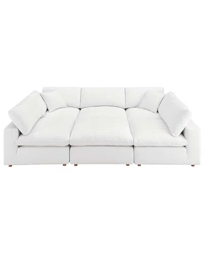 MODWAY MODWAY COMMIX DOWN FILLED OVERSTUFFED 6PC SECTIONAL SOFA
