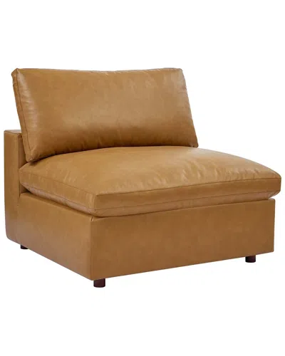 Modway Commix Down Filled Overstuffed Armless Chair In Brown