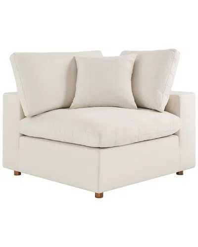 Modway Commix Down Filled Overstuffed Corner Chair In Neutral