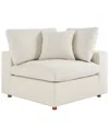 Modway Commix Down Filled Overstuffed Corner Chair In Beige