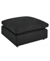 Modway Commix Down Filled Overstuffed Ottoman In Black