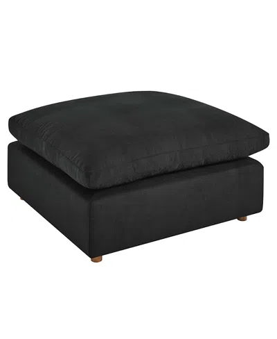 Modway Commix Down Filled Overstuffed Ottoman In Black
