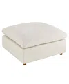 Modway Commix Down Filled Overstuffed Ottoman In Neutral