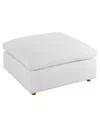 Modway Commix Down Filled Overstuffed Ottoman In White