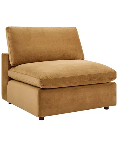Modway Commix Down-filled Overstuffed Performance Velvet Armless Chair