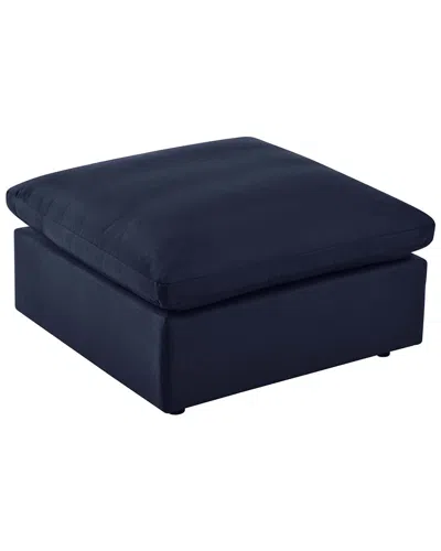 Modway Commix Sunbrella Outdoor Patio Ottoman In Blue