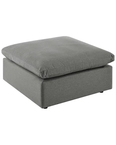 Modway Commix Overstuffed Outdoor Patio Ottoman In Green