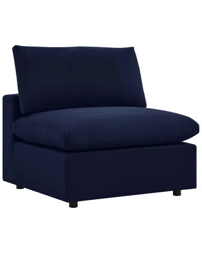 Modway Commix Sunbrella® Outdoor Patio Armless Chair In Blue