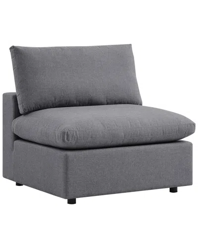 Modway Commix Sunbrella® Outdoor Patio Armless Chair In Grey