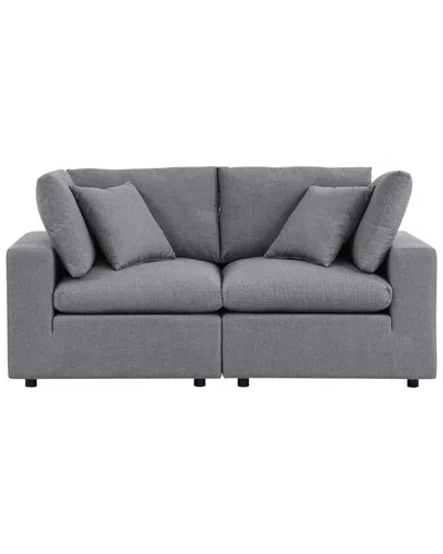 Modway Commix Sunbrella® Outdoor Patio Loveseat In Grey