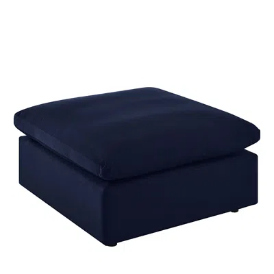 Modway Commix Sunbrella Outdoor Patio Ottoman In Blue