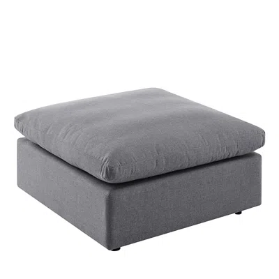 Modway Commix Sunbrella Outdoor Patio Ottoman In Gray
