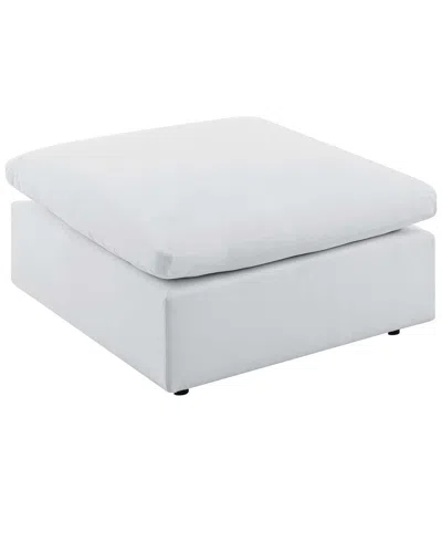 Modway Commix Sunbrella Outdoor Patio Ottoman In White