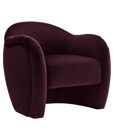 Modway Compose Performance Velvet Accent Chair In Purple