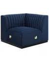 Modway Conjure Channel Tufted Performance Velvet Left Corner Chair