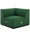 Modway Conjure Channel Tufted Performance Velvet Right Corner Chair